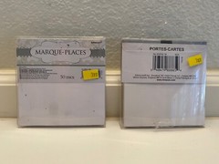 Lot of 2 AMSCAN PLACE CARDS 100 count Party/ Wedding