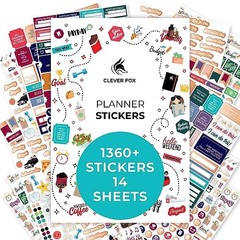 Planner Stickers – Monthly, Weekly & Daily Unique Planner Stickers Value Pack