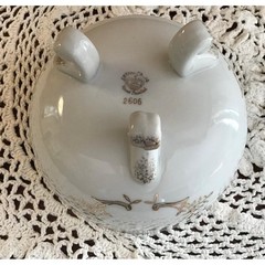 Weddingstar Cake Topper Lefton China Bowl Einsley Gold Tone Knife and Server Set
