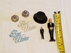 Vintage Special Occasion Cake Toppers – Wedding (7) pcs