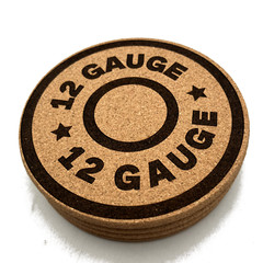 Shotgun Shell Cork Coasters Wedding Favors Gifts Housewarming Promotional Produc