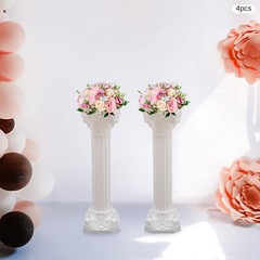4pcs Roman Pillar Flowerpot Holder Wedding Roman Column Landscape Venue Decor