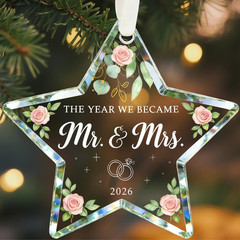 Bridal Shower Gifts, Wedding Gifts for Couples 2026, Engagement Ornament