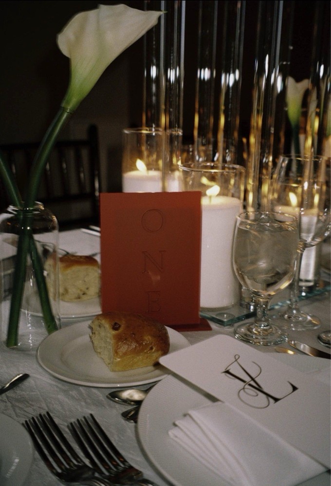 Red Acrylic Table Numbers for Wedding Centerpieces Dining Room Décor