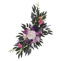 Lavender Purple Wedding Arch Flowers – Timeless, Lifelike Decor
