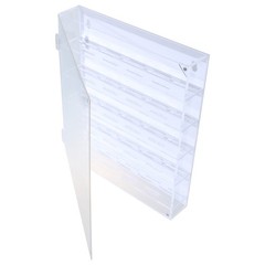 Portable Clear Acrylic Coin Display Box Elegant Storage Rack for Living Room