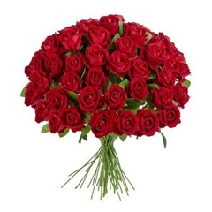 19.6″ Artificial Flowers Roses Touch Fake Rose Bouquet Flower Stem 50 Red 50pcs