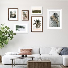 13×19 Picture Frame Set of 5, White Poster Frame, Display Pictures 11 x 17 wi…