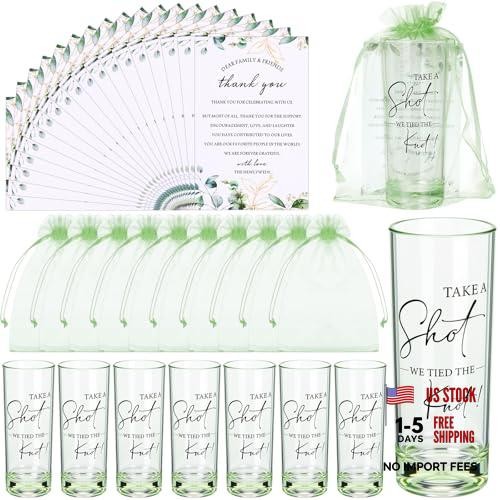 Bulk 2oz Acrylic Wedding Favors for Guests – Take a 100 Sage Green, Black