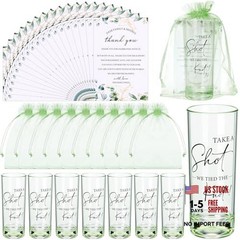 Bulk 2oz Acrylic Wedding Favors for Guests – Take a 100 Sage Green, Black