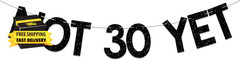 Not 30 yet Banner – Last Year in My 20S, Happy 29Th Birthday Banner, Cheer to 29