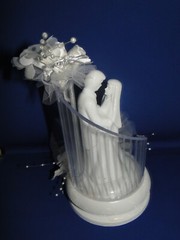 New Vintage Wilton «Splendid» Wedding CakeTop, white porcelain 117-506