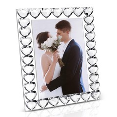 5×7 Inches Crystal Picture Frame Standing Clear Wedding Photo Frame for Home …