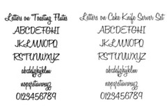 Personalized Engraved Wedding Cake Knife Server Set, Wedding Table Decor