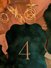 Table Numbers 1-5
