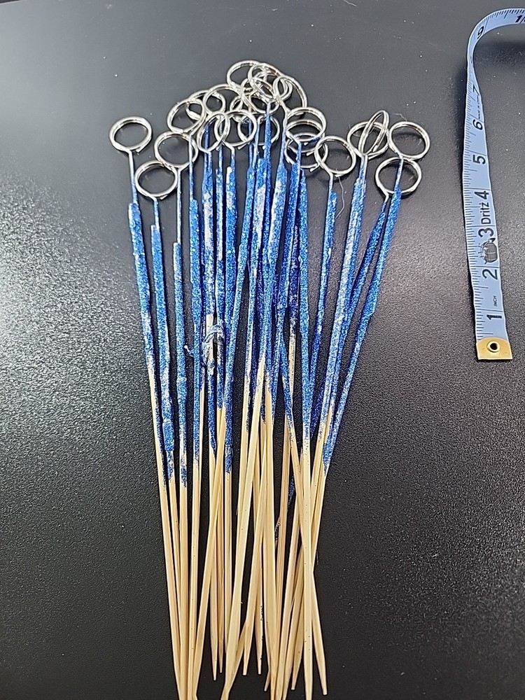 20 Pcs Metal Wire Floral Picks 12 Inch Wire Floral Place Card Holder Picks Photo