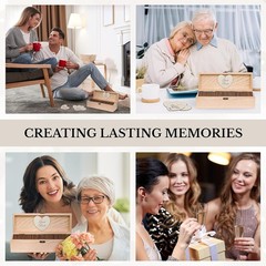Natural Wood Guest Book Alternative for Weddings, Showers, and Anniversaries