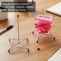 ELFULLY 10 Pcs Check Spindle, Paper Receipt Holder Spike for Silver