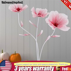 Handmade Gradient Red Silk Flower Artificial Flower Wedding Stage Backdrop Decor