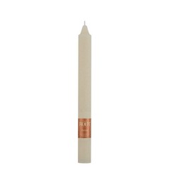 Root Candles 12-Count Unscented Dinner Dripless Beeswax 9-Inch, Ivory
