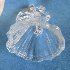 Cristal d’Arques 24% Lead Crystal Bride and Groom Wedding Cake Topper Figurine