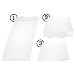 20 Pack Modern White Reserved Table Sign with Silver Letters – Reserved Signs…