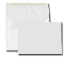 A6 Invitation Envelope – 24# White (4 3/4 x 6 1/2) – Announcement