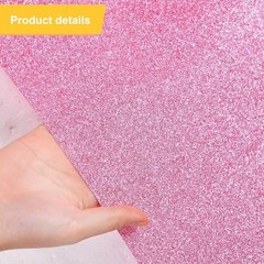 Carpet Runner for Party 4.6 x 60 Feet Runway Rug 4.6 x 16.4 Feet Glitter Pink