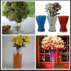 CLEAR DECO BEADS WATER STORING GEL CRYSTALS – vase filler water beads