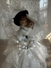Western Cowboy Cowgirl Hats Bride & Groom Wedding Cake Topper NIB Jamie Lynn