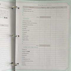 Wedding Planner & Organizer Hardcover Mindy Weiss Ring Binder Illustrated New