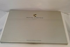 Vintage Royal Limited Silver Hinged Screen Frame Wedding Photo Display