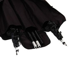 12 ft x 12 ft BLACK Photography Large Backdrop Stand Kit Photo Background Party