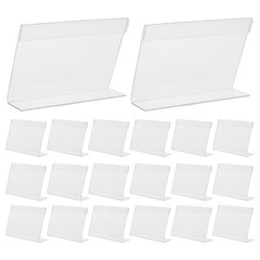 20 Pcs Price Display Card Tag Stands Displays for Prices Small Sign Holder