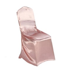 6 Dusty Rose SATIN UNIVERSAL CHAIR COVER Wedding Banquet Reception Decorations