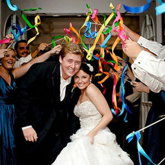 100PCS Ribbon Stick Wands Wedding Streamers with Silk Fairy Stick Wand