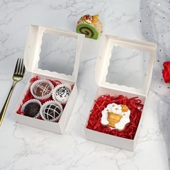 TEMLQPACKpcs 4x4x2 Inch Party Favor Boxes 4x4x2 Inches 100