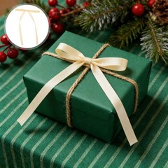 50 Pcs Handmade Ribbon Bow Decorative Red Bows Christmas Crafting