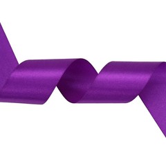 1-1/2 inch Purple Satin Ribbon 50 Yards Solid Fabric Ribbons Roll for Wedding…