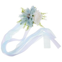 Silk Fabric Wedding Car Flower And Chair Back Artificial Floral Decor