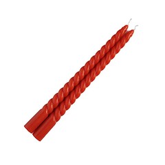 12 Spiral 11″ Long Unscented Premium Wax Taper Candles Party Events Decorations