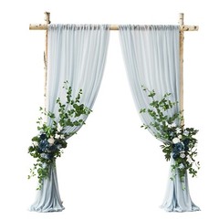 Ling’s Moment Wedding Arch Flowers Kit Pack of 4, 2pcs Artificial Flower Arra…