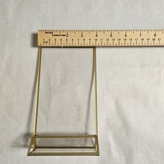 7pc Gold Acrylic Sign Holders 4×6 Double Sided Wedding Table Number Menu Frame