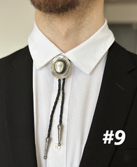 Custom Bolo Tie for Men – Western Cowboy Necklace, Personalized Gift