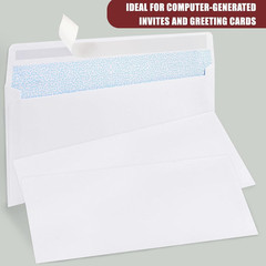 72 Packs #10 Envelopes, Business Envelopes, Envelopes Self Seal, Security Env…