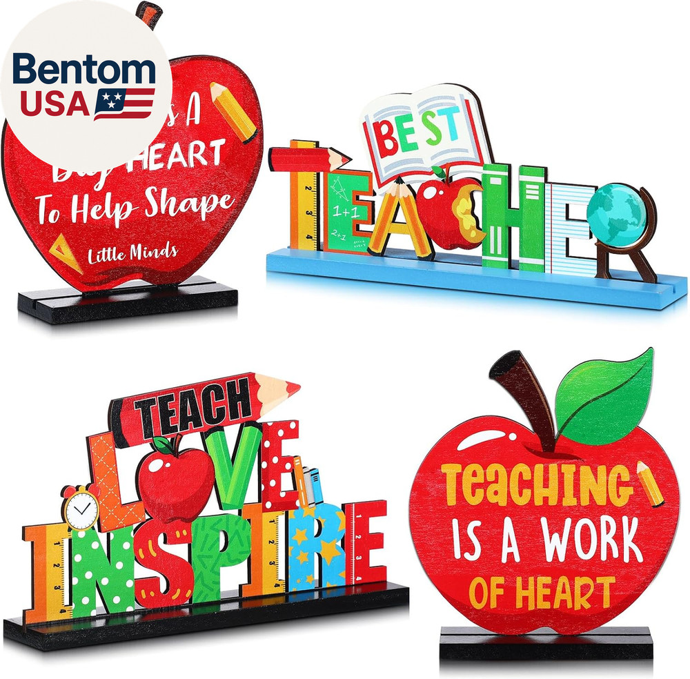 3 Pack Teacher Appreciation Table Centerpieces Best Teacher Sign Table Decoratio