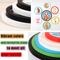 Colorful Round Photo Frames for Wall Mounting Display or Table Mounting Pictu…
