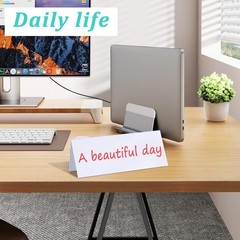 14 PCS Reusable Dry Erase Name Tent Cards For Table Markers Erasers 7.8×3.1