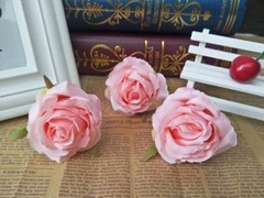Artificial Pink Rose Corsage Bracelet Set, 2 Pack, Wedding Accessories
