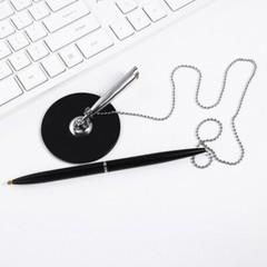 Ballpoint Pen Desk Pens with Chain for Corporate Environments Counter
